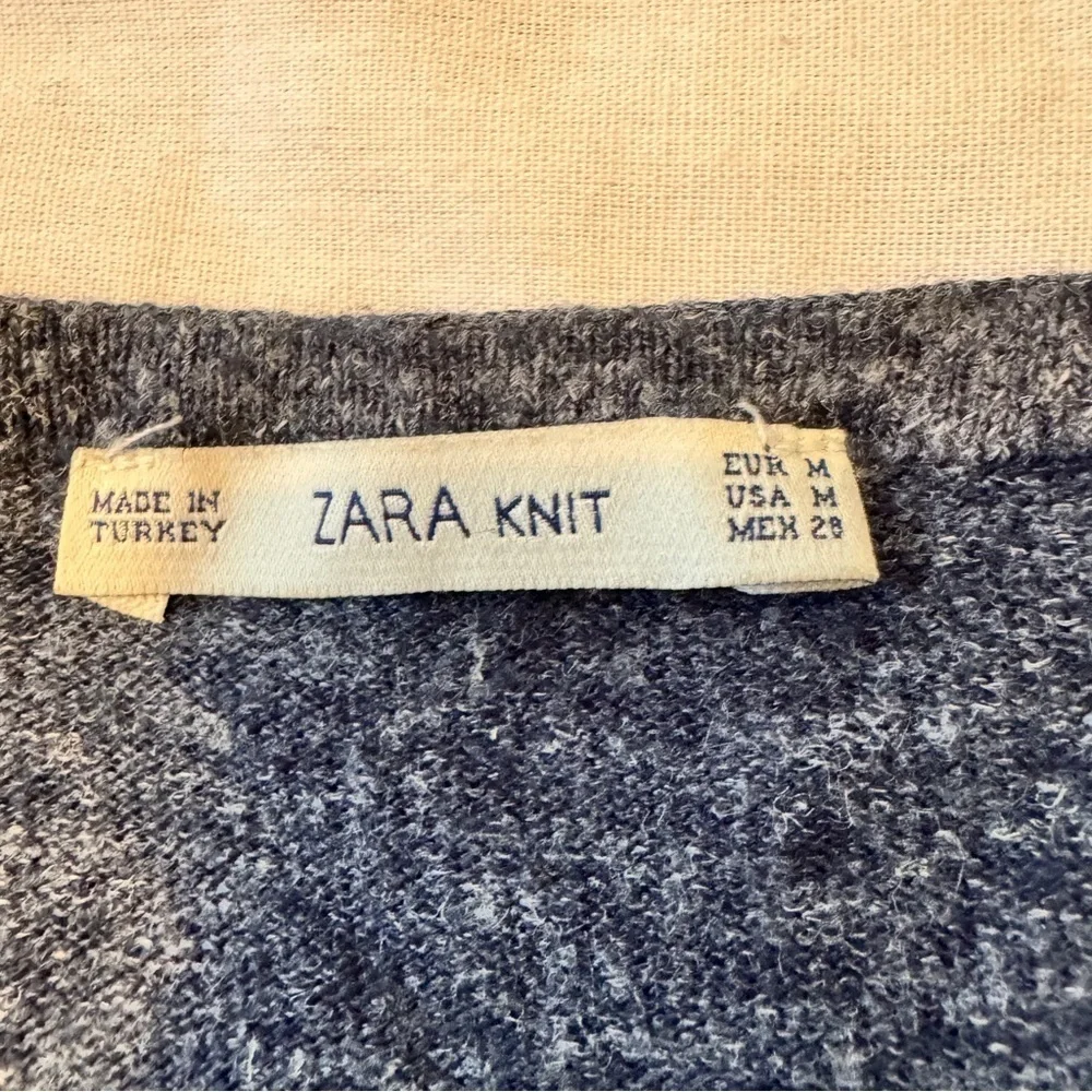 Zara Knit Medium Heather Blue Harem Jumpsuit ~ Sleeveless Casual Lounge